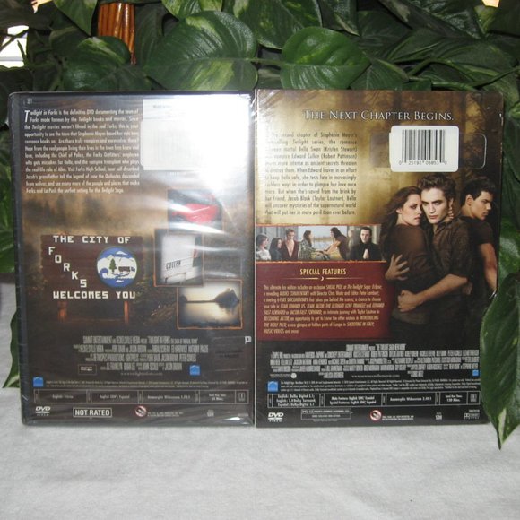Twilight Saga New Moon & Twilight In Forks 2 DVD Set New Sealed - Picture 5 of 5